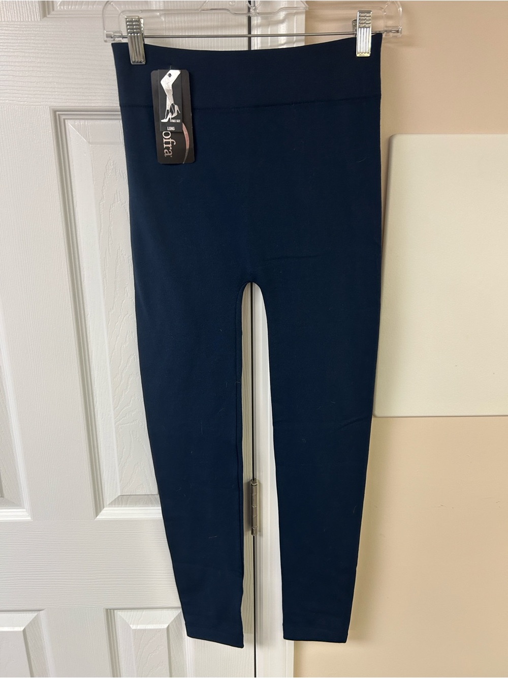 NWT Sofra Navy Leggings Long free size